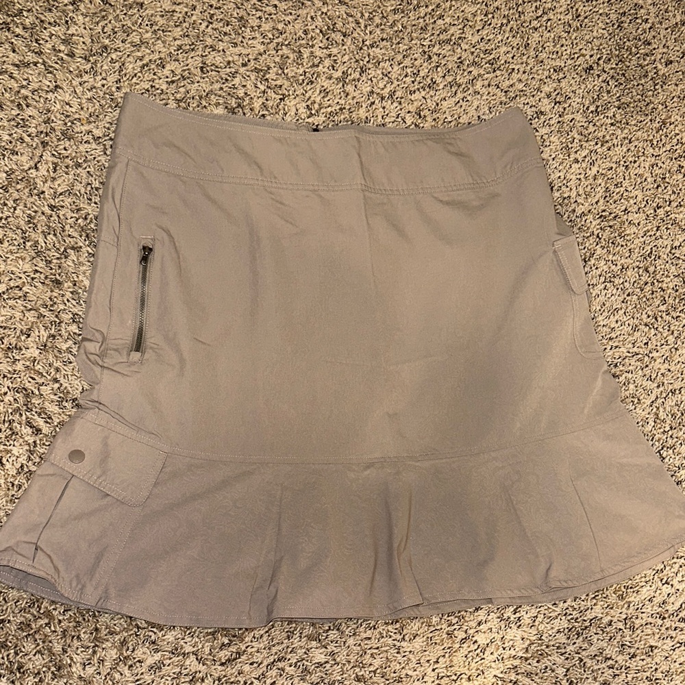 Royal Robbins Taupe Midi Skirt